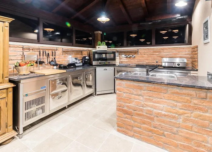 Superb Maxima With Private Pool, Sauna, Jacuzzi, Playground For Up To 18 Persons, Extra Pool Heating Available Villa